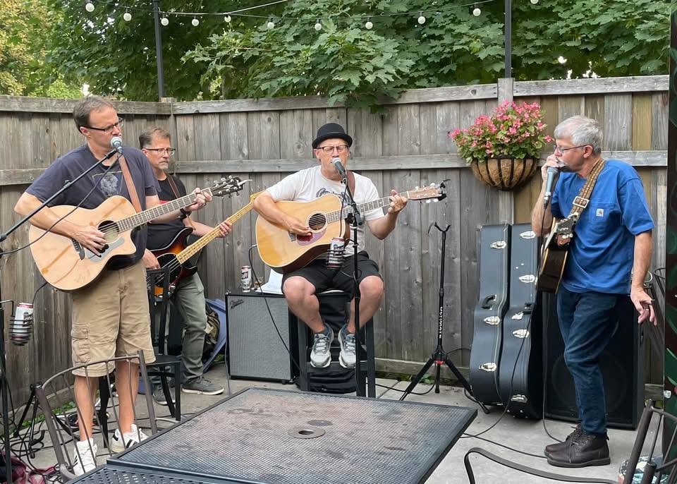 Local band Groan Daddies play the patio at Skinner's Pub. Free show, no cover, St. Paul.
